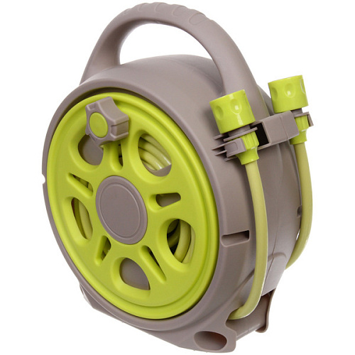 Катушка со шлангом и адаптерами зеленая 20м HQ12_4