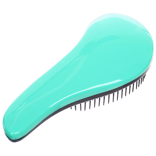 Расческа массажная Компактная-капля, цвет мятный, в коробке, 18см_3