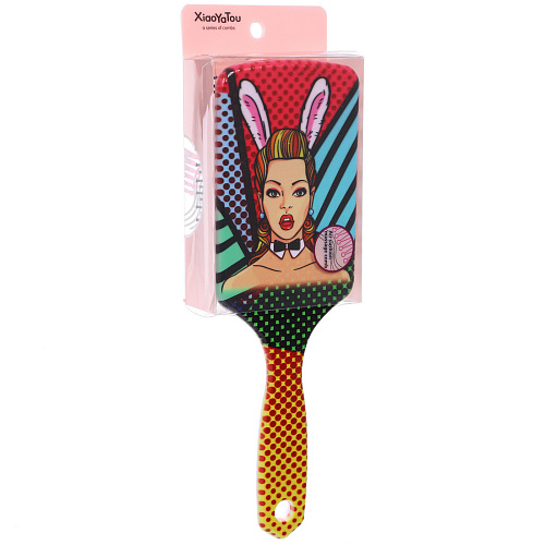 Расческа массажная прямоугольная форма КОЛЛЕКЦИЯ ИМАНИ - ФОРТУНА, микс 4 дизайна, 247,5см (PVC упаковка)_11