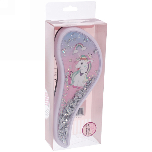 Расческа массажная Prestige - Единорожек Лили, микс 4 цвета, 819 (коробка PVC)_9