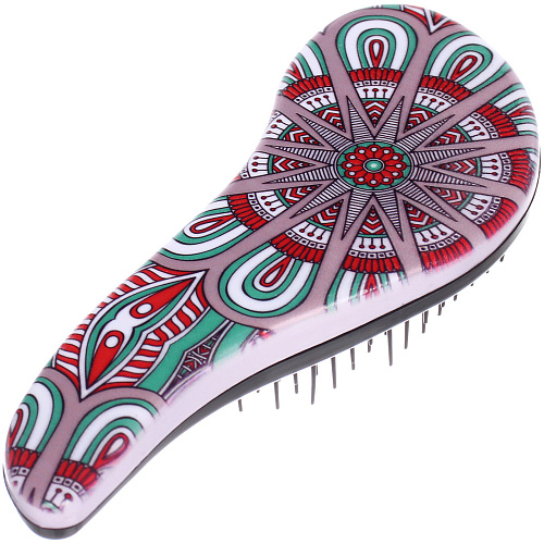 Расческа массажная компактная ЛАНТА, микс 4 дизайна, 187,5см (PVC коробка)_9