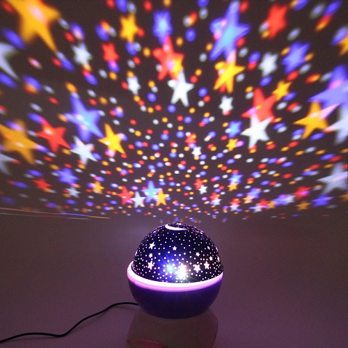Светильник Диско-шар Double Magic (в комплекте 2 плафона - диско, звездное небо), Bluetooth, авторежим, USB, в ассортименте_19