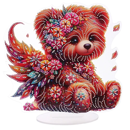 Набор для творчества на акриловой подставке DIAMOND, мишка с крылышками, 23524см, (коробка)_3