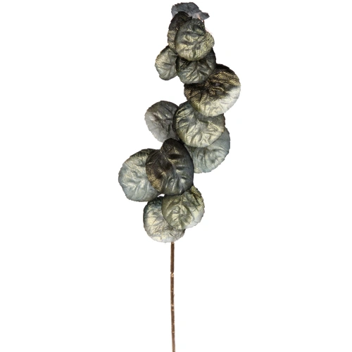 Искусственные цветы "FLOWERS GLAMOUR" 80см Ветка декоративная зеленая