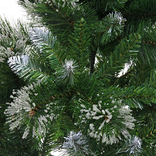 Елка Хрустальная роса 150 см, ПВХ+Леска (420  веток)_6