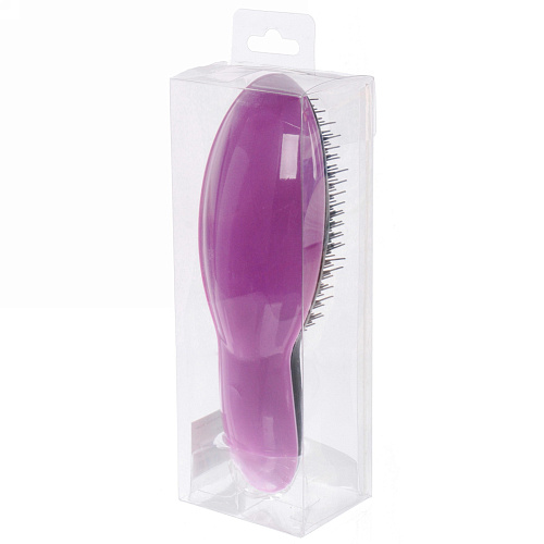 Расческа массажная компактная Manhattan style, цвет сиреневыйчерный, 20,57,5см_7
