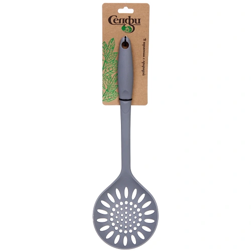 Шумовка кухонная пластиковая "Graphite" 34см