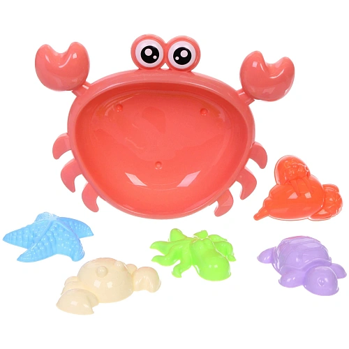 Набор для игры в песочнице Крабик, 2218 см, 10 предметов_4