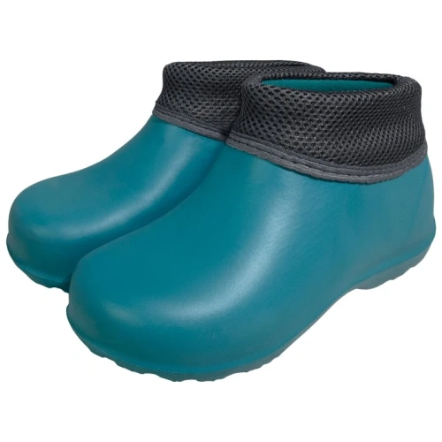 Галоши женские утепленные "Фрим" (Изумрудный/серый, 41)