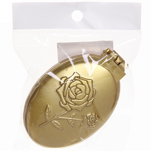 Расческа для волос массажная складная с зеркалом Beauty Room, овал, узор розочка, микс 4 цвета, 95,5см_8