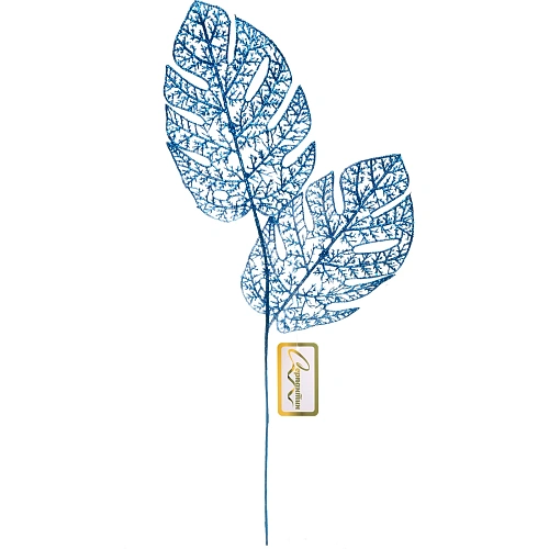 Ветка декоративная Южная зима 62 см, Голубой_2