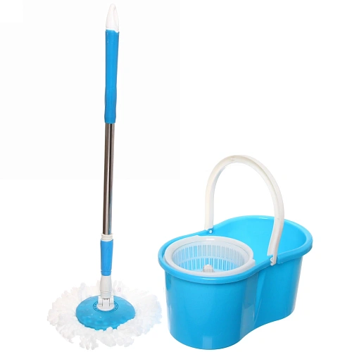 Набор для уборки (Ведро с отжимом,швабра,две насадки) 1118_3