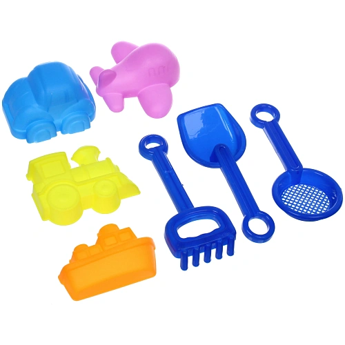 Набор для игры в песочнице Транспорт, 1515 см, 7 предметов_6