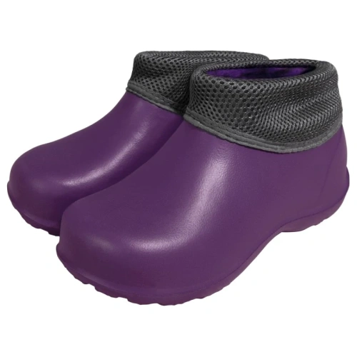 Галоши женские утепленные "Фрим" (баклажан/темно-серый, 38)