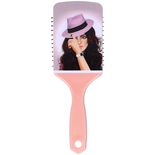 Расческа массажная прямоугольная форма КОЛЛЕКЦИЯ ИМАНИ - КЛАРА, микс 4 дизайна, 247,5см (PVC упаковка)_3