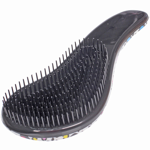 Расческа массажная компактная Perfection, принт леопард разноцветный, 1858см (коробка PVC)_4