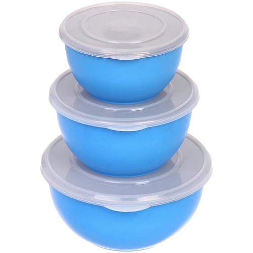 Набор из 3-х мисок для СВЧ-печи с крышками (12см, 15см, 17см)_3