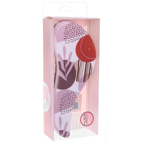 Расческа массажная компактная ЛАРИНТА, микс 4 дизайна, 187,5см (PVC коробка)_4