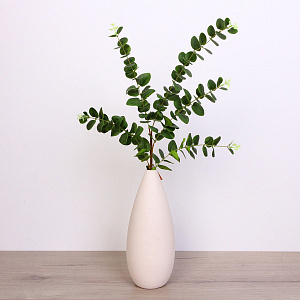 Цветок искусственный "Natur" 95см Ветка эвкалипта ярко-зеленая