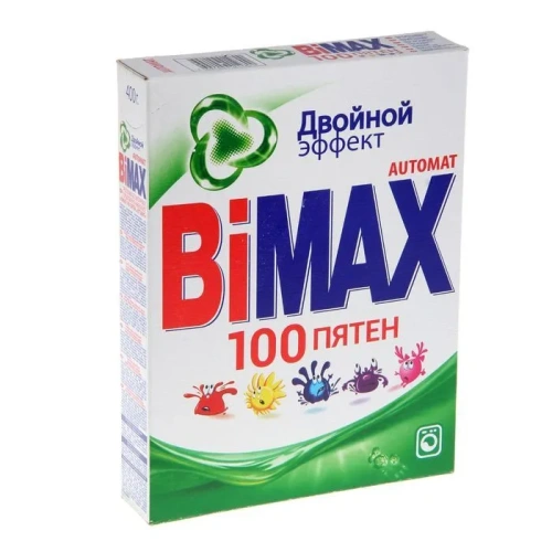 Порошок стиральный BIMAX Компакт 100 пятен  400 гр.т/у