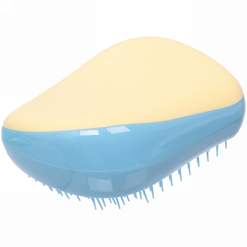 Расческа массажная компактная Harizma, цвет жёлтыйголубой, в пластиковой коробке, 86см_8