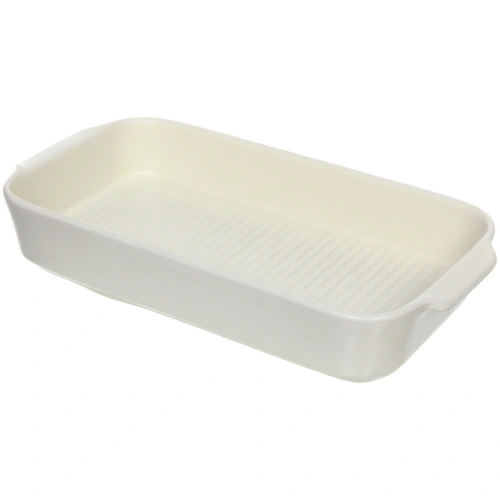 Форма керамическая для запекания "Акварель" 24.5*12.5*4,5см, молочная