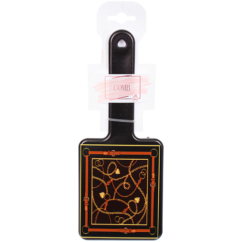 Расческа массажная компактная ЛАНТА, микс 4 дизайна, 229см  (PVC подвес)_9