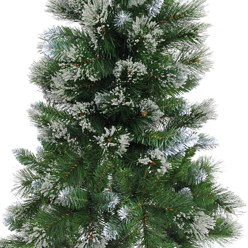 Елка Хрустальная роса 150 см, ПВХ+Леска (420  веток)_4