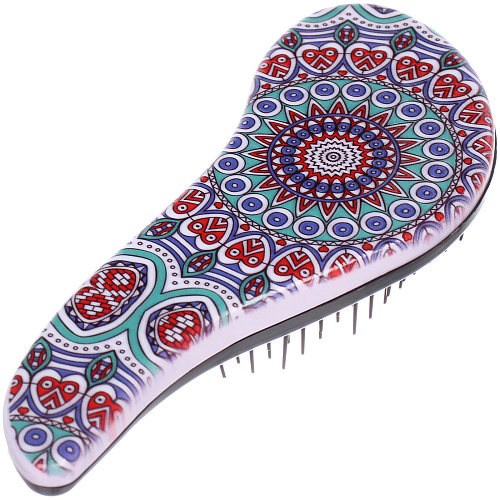 Расческа массажная компактная ЛАНТА, микс 4 дизайна, 187,5см (PVC коробка)_3