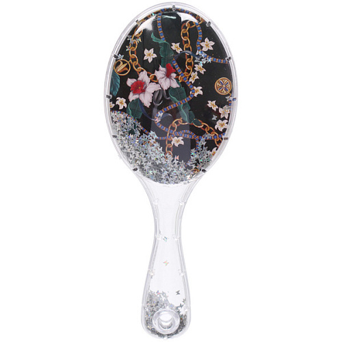 Расческа массажная овальная ТРОПИКИ, микс 4 дизайна, 237см (подвес)_9