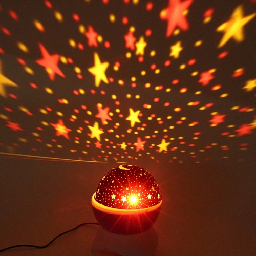 Светильник Диско-шар Double Magic (в комплекте 2 плафона - диско, звездное небо), Bluetooth, авторежим, USB, в ассортименте_14
