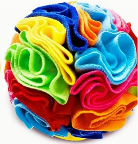 Мяч - игрушка нюхательный интерактивный для дрессуры и антистресса "Мой Бро", d-15см/103гр