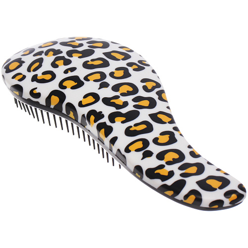 Расческа массажная компактная Perfection, принт леопард, цвет белый, 1858см (коробка PVC)_4