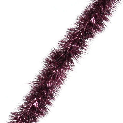 Мишура "Сияющая роскошь" 2 м 10,5 см, Бордовый