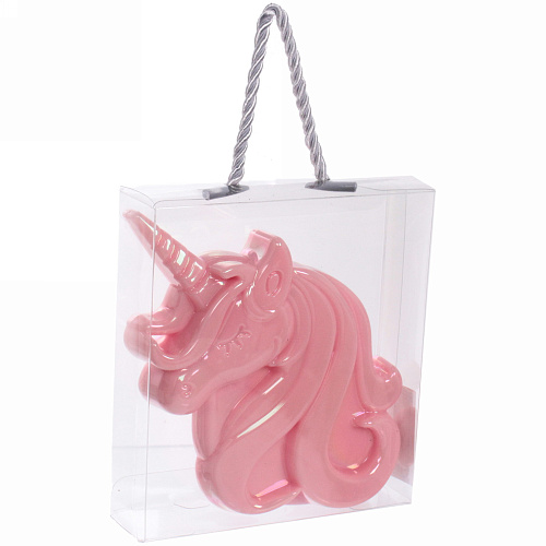 Расческа массажная Your Style -Единорог , цвет перламутровый ,в пластиковой коробке, 1012,5см_5