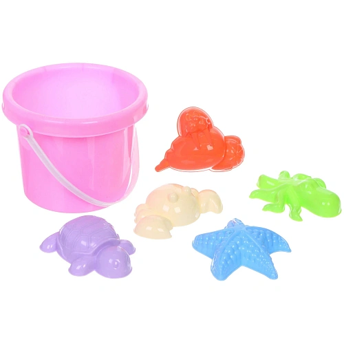 Набор для игры в песочнице Нежность, 17125 см, 10 предметов, микс_4