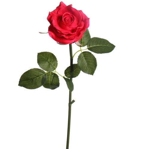 Цветок искусственный "Natur" 50см Роза фуксия