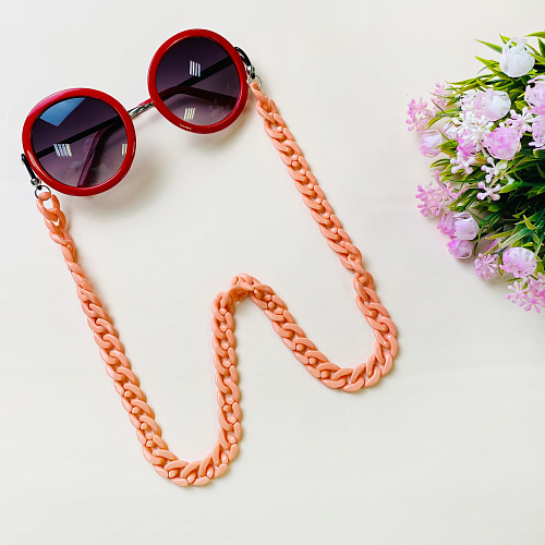 Цепочка для очков Summer, однотонная, микс 6 цветов, 651см_5