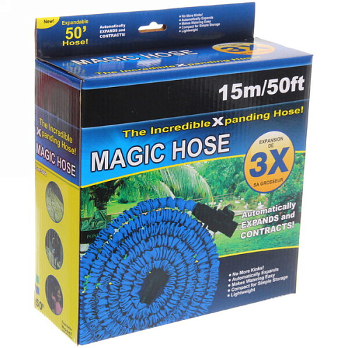 Шланг растягивающийся Чудо до 15м цвет зеленый _4