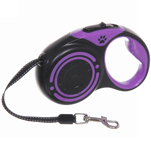 Поводок-рулетка Pet 5м до 15кг цвет фиолетовый Ultramarine_4