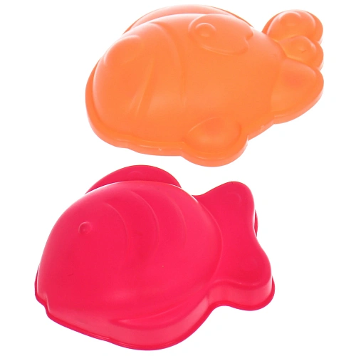 Набор для игры в песочнице Тачка, 3214 см, 5 предметов, микс_15