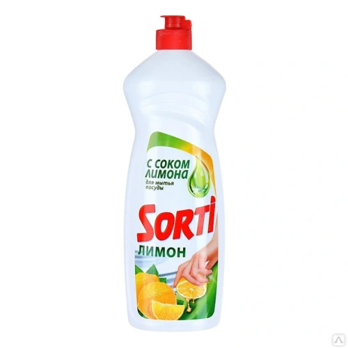 Средство для мытья посуды SORTI ЖМС "Лимон" 900 г