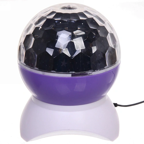 Светильник Диско-шар Double Magic (в комплекте 2 плафона - диско, звездное небо), Bluetooth, авторежим, USB, в ассортименте_22