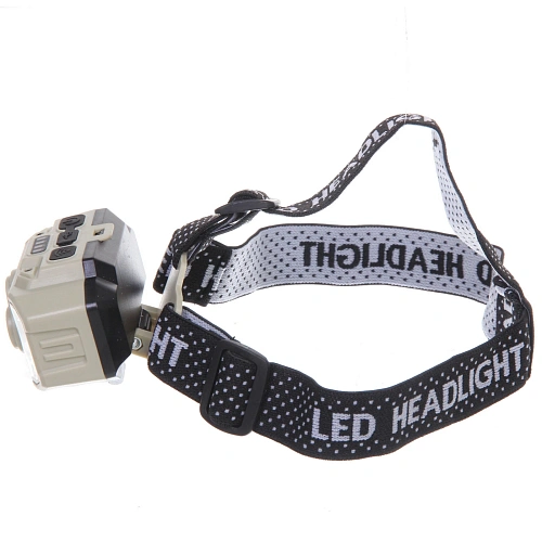 Фонарь налобный 6 режимов, 2COB+4LED, аккумуляторная батарея 1200mAh USB 815S_4